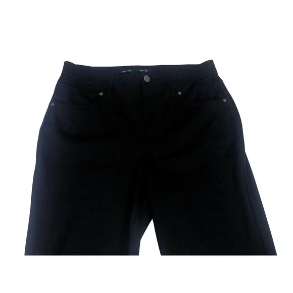 Simply Vera Vera Wang Womens Black Bootcut Stretch Pants Size L Career Trousers - Picture 5 of 9